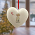 Goldendoodle Ceramic Heart Bauble